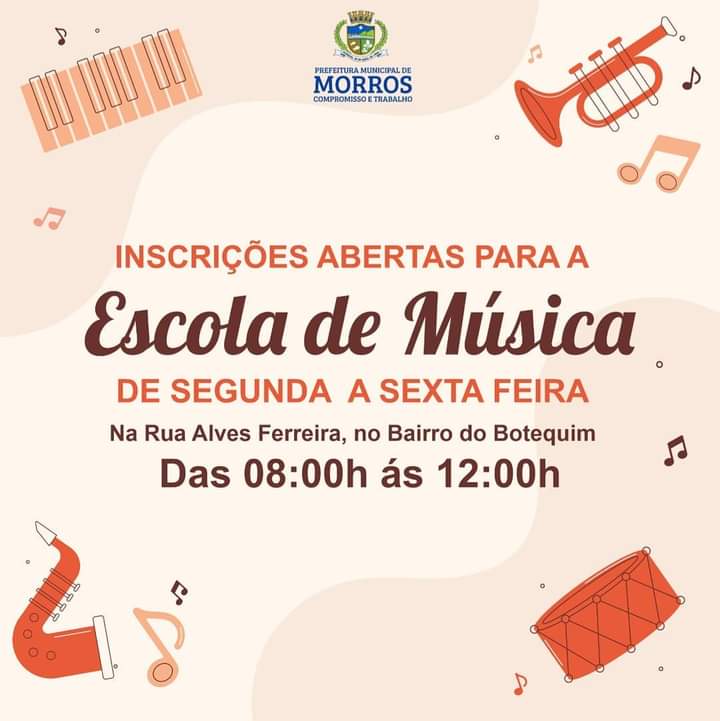 Matriculas Abertas Para Escola do Musica