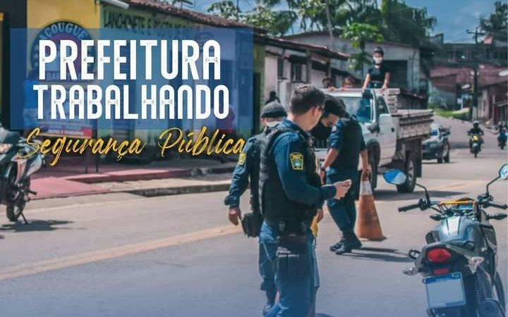 Prefeitura Municipal de Morros tem realizado diariamente ações de segurança pública