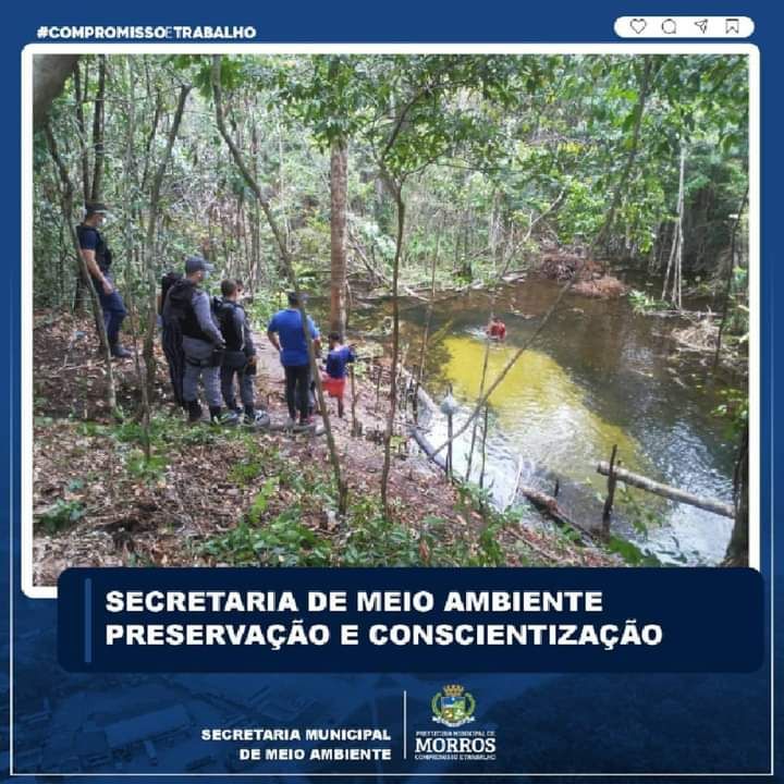 A Prefeitura Municipal de Morros, através da Secretaria de Meio Ambiente, juntamente com a Polícia Militar e a Guarda Municipal, realizaram uma vistoria no povoado Bom Gosto