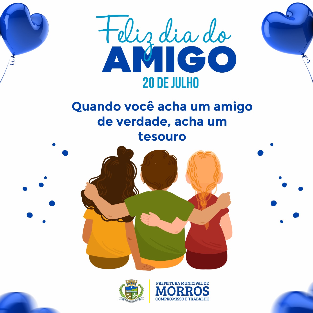 feliz dia do amigo colorido - Pesquisa Google