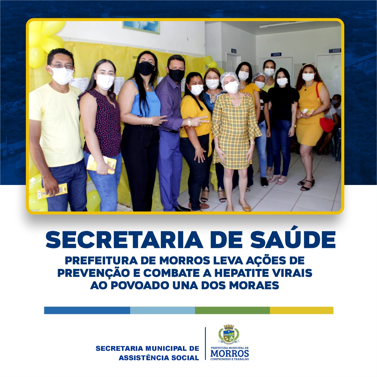 A população do Povoado Una dos Moraes, recebeu nesta terça feira, a equipe da Secretaria Municipal de Saúde de Morros