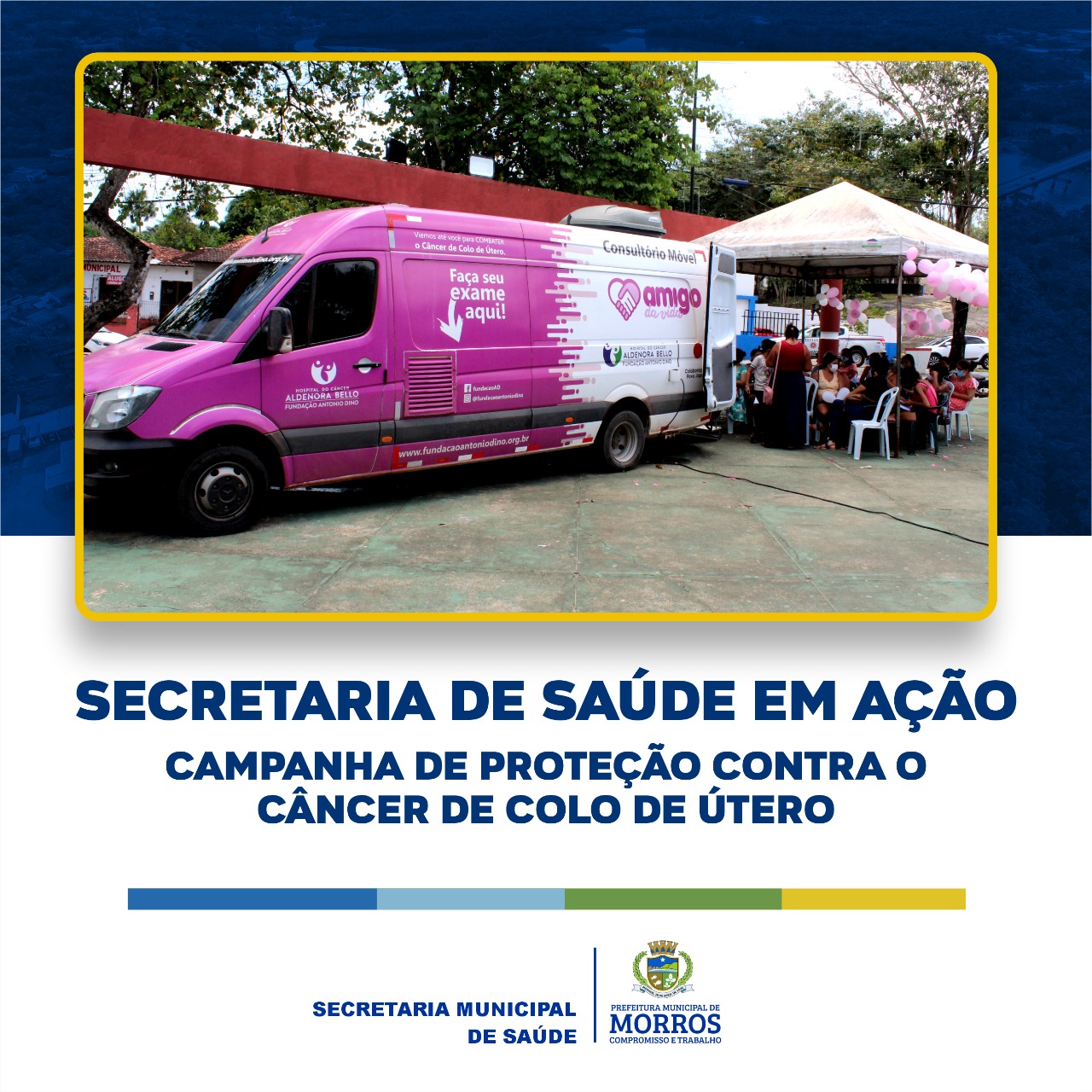 campanha de prevenção contra o câncer de colo de útero