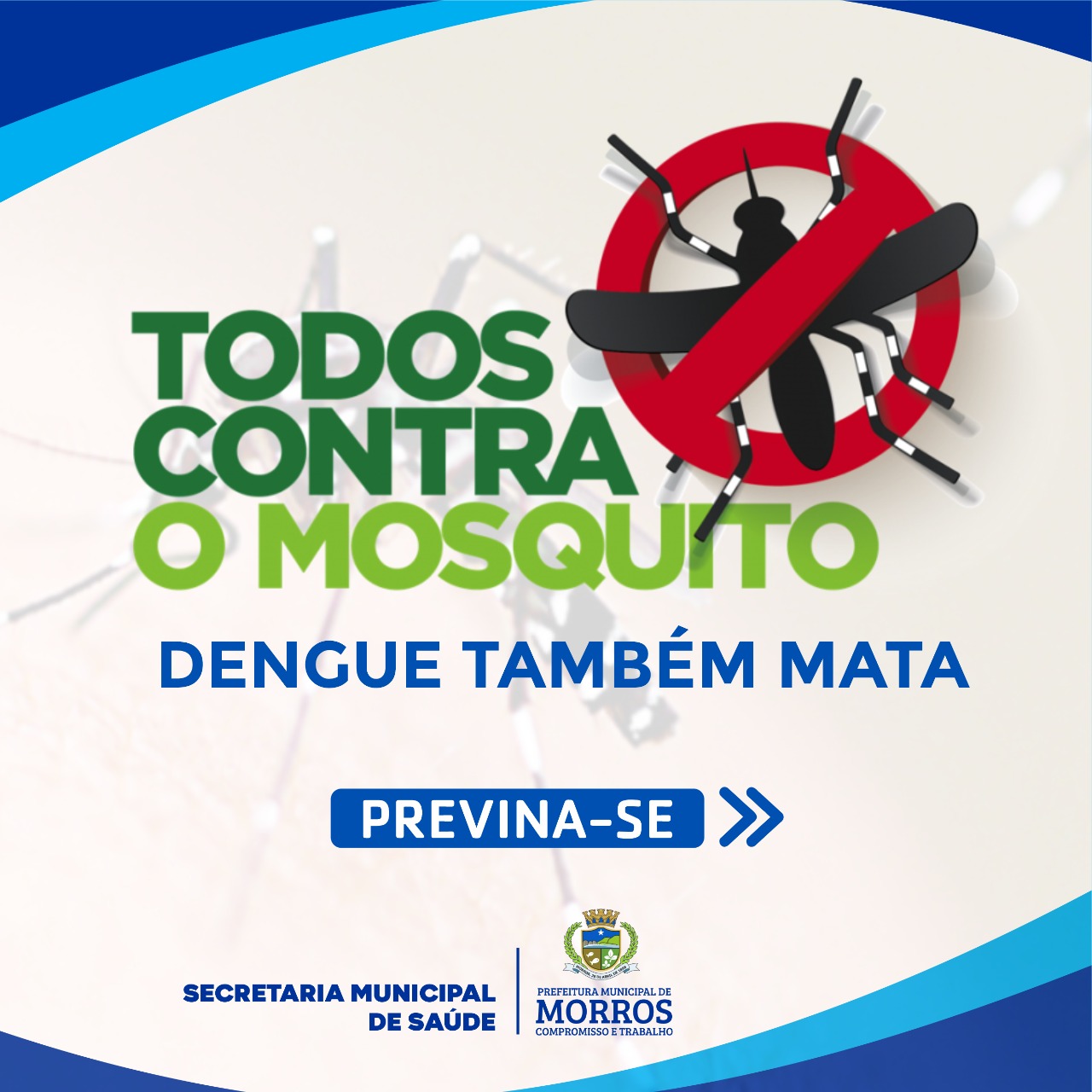 Todos Contra o Mosquito. Dengue Mata!